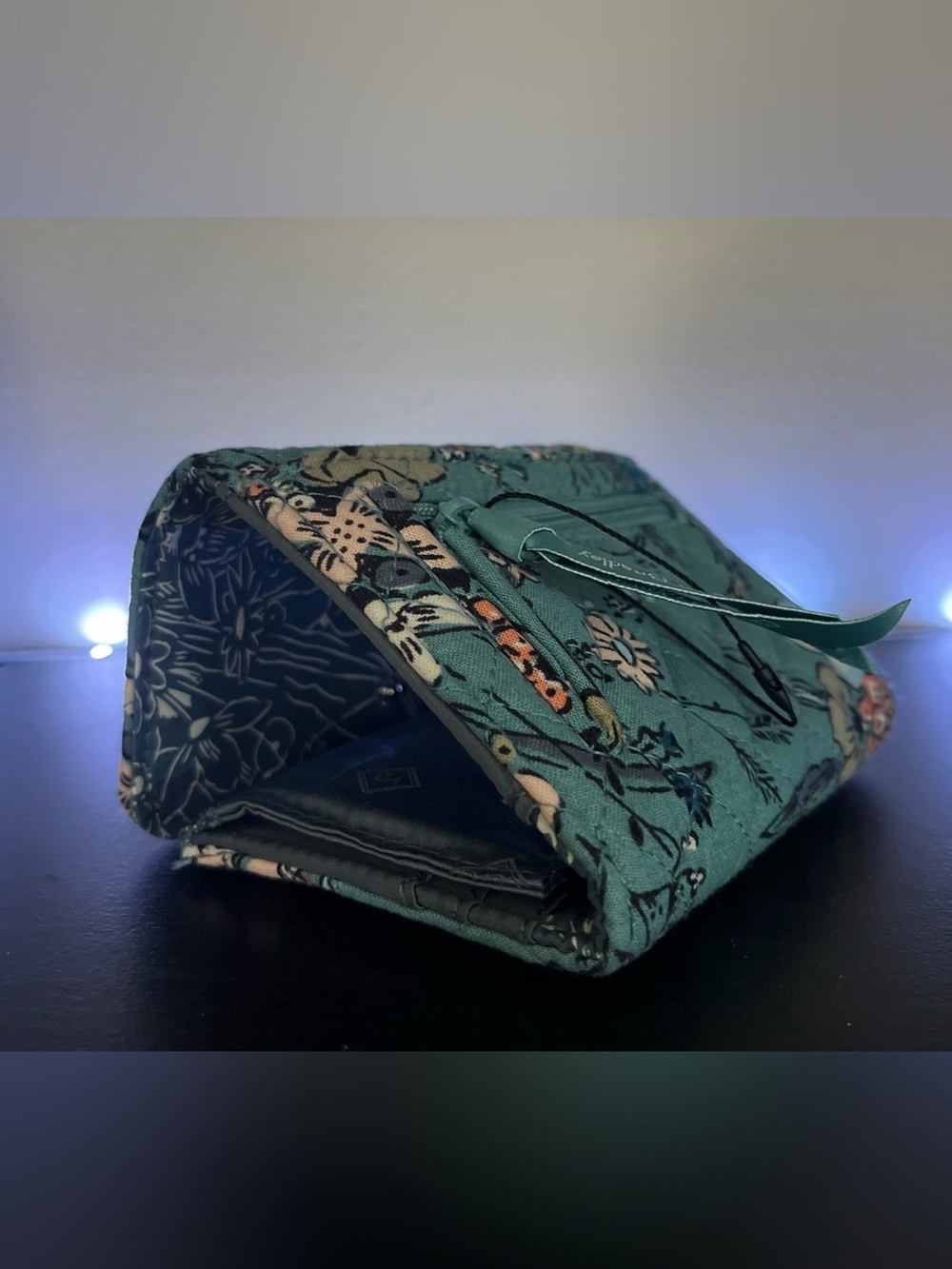 Oversized Hobo Shoulder bag + wallet - Sunlit Garden Sage by Vera Bradley - Picture 12 of 12